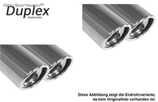 Fox Duplex Race-Komplettanlage Ø70mm-System Seat Altea XL 5P je 2x80mm+ Absor.