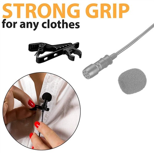 Lavalier-Mikrofonclip Mikrofonklemme 10 St��ck Lavalier Mic Clip Revers Krawatte - Bild 6 von 9