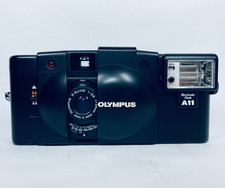  NEAR MINT Olympus XA2 A11 Black 35mm Point  Shoot Film Camera From JAPAN