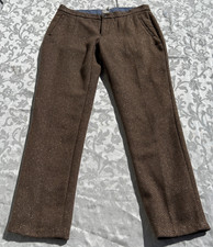 Lands' End Canvas 1963 Wool Blend Dress Pants Women 8 Gray Mid Rise Lined Bling