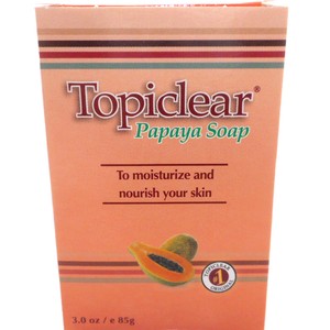 Topiclear-Papaya-Soap-Skin-Moisturizer-Jabon-de-Barra-Hidratante-Humectante-Piel