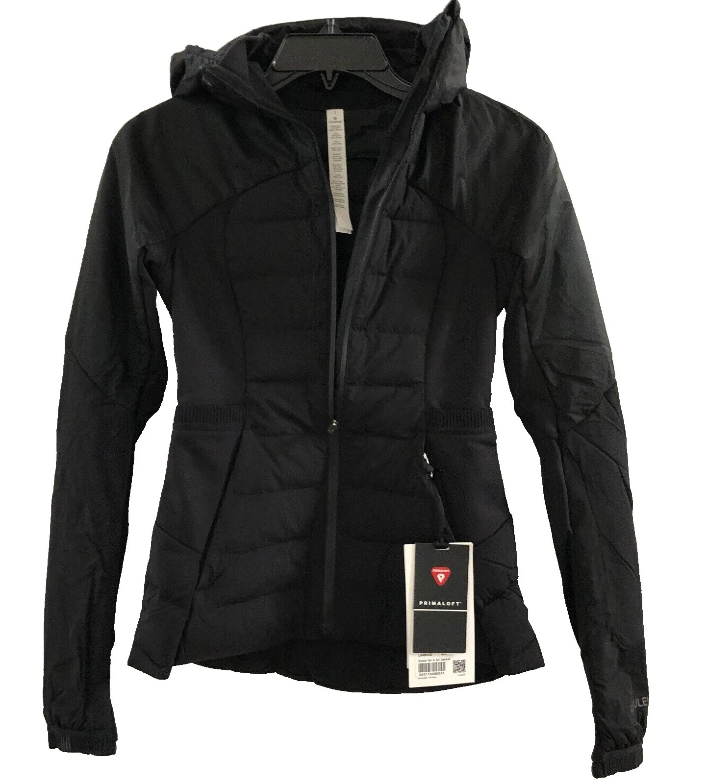 Lululemon Black Solid Activewear Jackets for Women