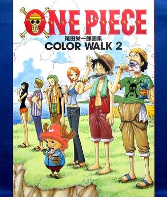 One Piece Color Walk 2 Eiichiro Oda Illustrations Japanese Anime Art Book Ebay