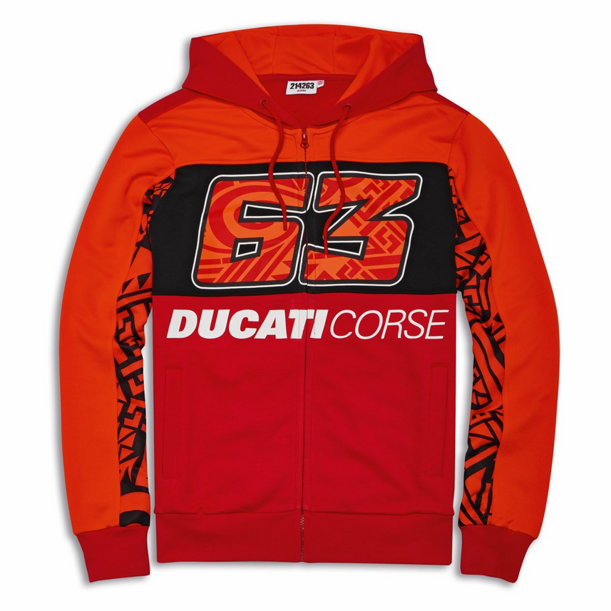 Ducati Corse Pecco Bagnaia Dual Sweatshirt Pullover Hoodie #63