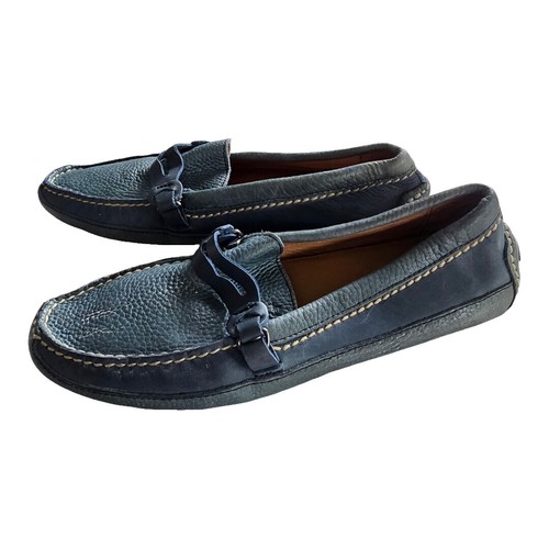 Tommy Bahama Faxon Shoes Mens 10M Black Leather Slip On  display picture 1