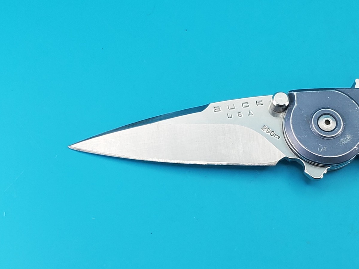 Buck 290 Impulse Rush Assisted Open Pocket Knife! Blue Handle! | eBay