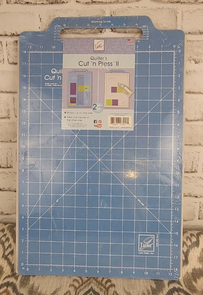 QUILTER’S CUT ’N PRESS 2 Sided 18" x 12” NEW SEALED For Rotary Cutting