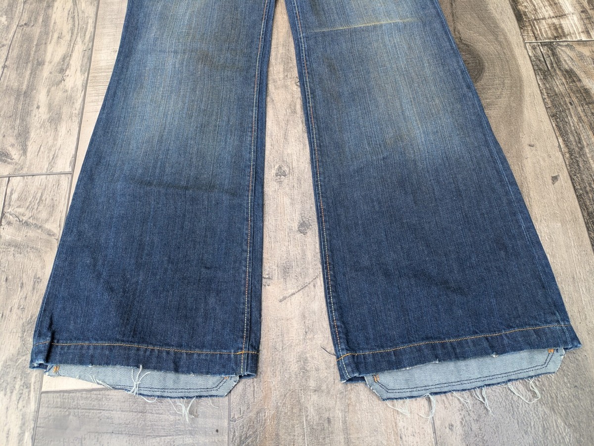 NWT Vintage Y2K Womens Diesel Jeans Distressed Oversize Wide Leg