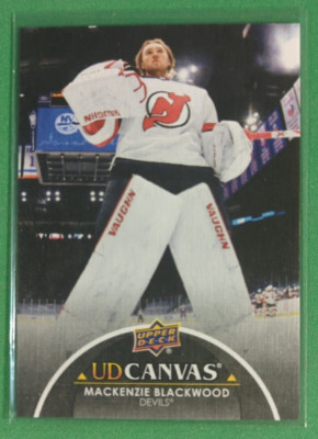 2021-22 Upper Deck Series 2 Mackenzie Blackwood Canvas Black #C167