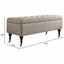 Brogan button tufted chenille dining bench (120 cm) So'home | La Redoute