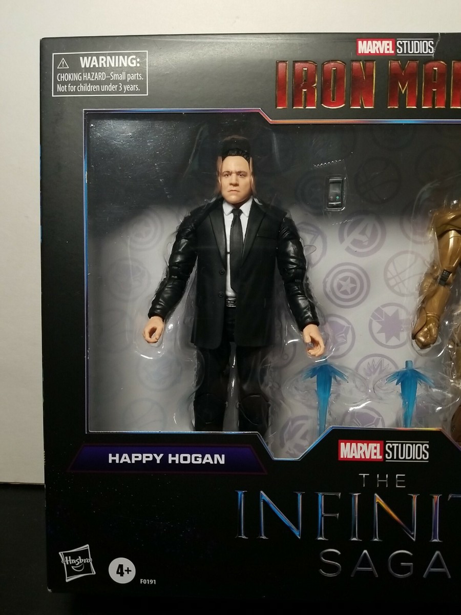 Marvel Legends 6 Inch HAPPY HOGAN & IRON MAN MARK XXI 2-Pack