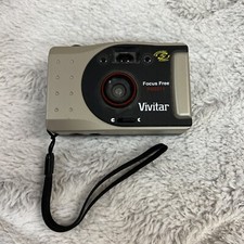 VIVITAR PN2011 35mm Film Camera Panoramic Focus Free Point and Shoot Great Shape