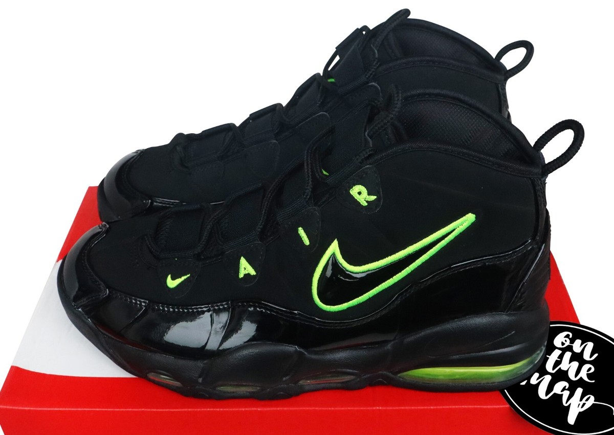 Nike Air Max Uptempo 95 Black Volt Green UK 8.5 US 9.5 EUR