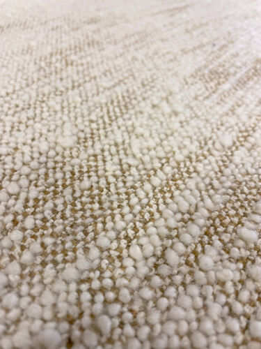 3 yds Yarn Collective Doré Chai Cream Wool/Cotton Blend Boucle Upholstery Fabric - Picture 3 of 12
