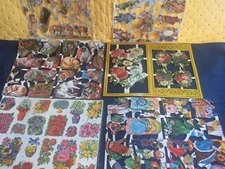 WOW Exclusive 6pc Assorted Lot Mamelok Die Cut Scrap Relief England Crafting