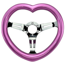 Pink 330mm Custom Wood Heart Shape Steering Wheel Concave Fit Nardi Nrg Pink 330mm Custom Wood Heart Shape Steering Wheel Concave Fit Nardi Nrg