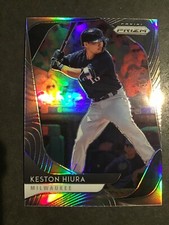 2020 Prizm Baseball Keston Hiura Base Refractor Milwaukee Brewers 