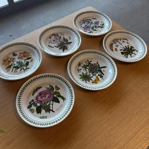 Vintage 80s-90s Portmeirion Botanic Garden Dinner Plates, Your CHOICE, Old Mark