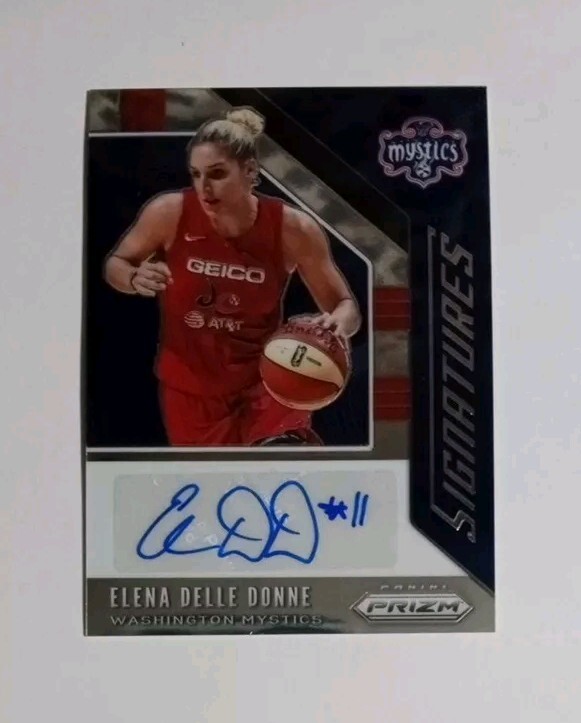 2020 20 WNBA Panini Prizm Elena Delle Donne Mystics Signatures Autograph Auto