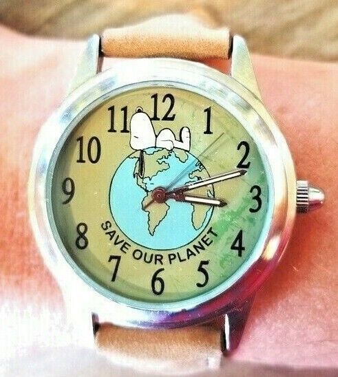 Rare collectible Snoopy SAVE OUR PLANET Watch F3241621/EG3 Rare collectible Snoopy SAVE OUR PLANET Watch F3241621/EG3
