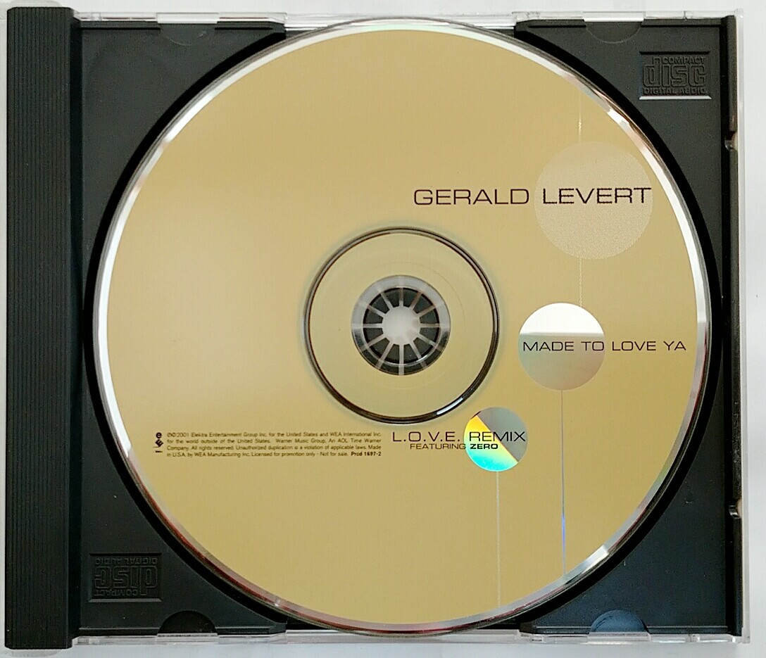 洋楽 L.L.C. Guaranteed For Lovemaking CD) Gerald Levert ‎– Made To Love Ya (L.O.V.E. Remix) , PRCD 1697
