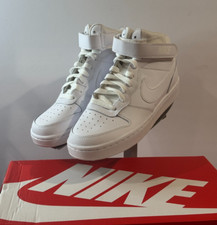 Nike Court Borough Mid 2 Big Kids' Shoes White Sneakers new