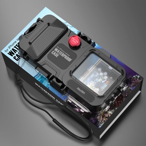 Waterproof Diving Camera Phone Case Cover for iPhone 14 13 12 11 XS Pro Max SE 8 - 第 1/13 張圖片