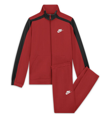 Nike - Black u0026 Red Logo Tracksuit | Childrensalon Outlet