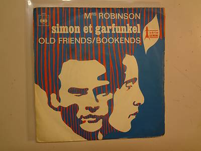 SIMON & GARFUNKEL: Mrs. Robinson-Old Friends/Bookends-France 7'' 68 CBS 3443 PSL 
