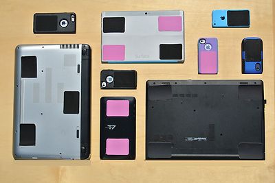 Twitch MobileGrips Black or Pink Grips for Phones, Tablets, and Laptops