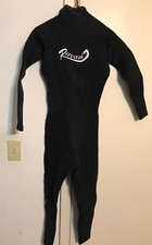 Ravani Women's Wetsuit Freediving Size 6 Long Sleeve 3 mm Black Surfing Swim