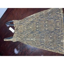 Urban Outfitters Snakeskin Print Slip Dress Boho Chic Party Cocktail T-7