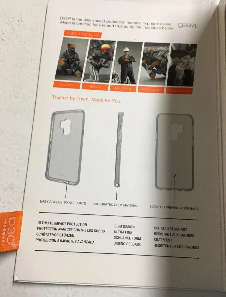 Gear4 Samsung Galaxy S9+ Case Cover Piccadilly D30 Impact Protection - Purple - Image 4 of 4