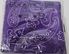 Multifunctional Seamless wear Headband Scarf Purple Bandana Style (T87)