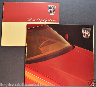 1987 Sterling Catalog Sales Brochure + Insert 825 S SL Excellent Original 87