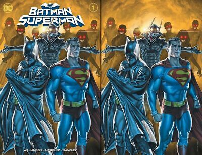 BATMAN SUPERMAN #1 CRAIN VIRGIN VARIANT DC COMICS 2019 BATMAN WHO LAUGHS W/COA