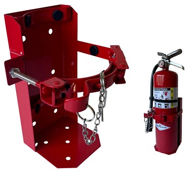 10 LB Dry Fire 5 LB Co2 Extinguisher Vehicle Bracket Universal 809 5.25''