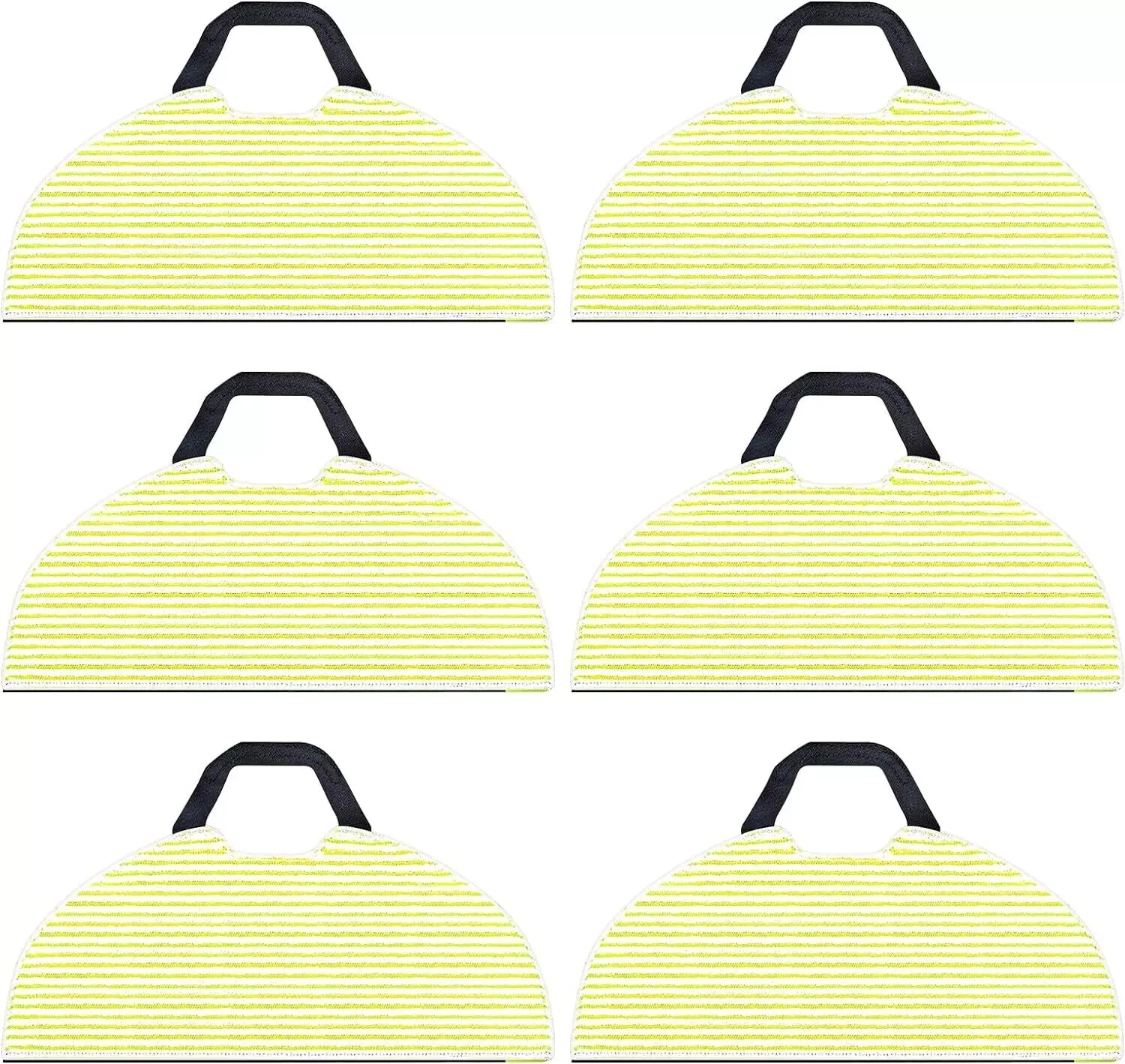 6 Pcs Mop Pads for Shark RV2610WA AV2610WA RV2620WD RV2410WD AI Ultra 2- In-1 Ro
