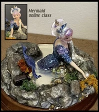 1:12 Dollhouse Art Doll Dressing Easy~Dana BURTON ~MERMAID Tutorial/Pattern