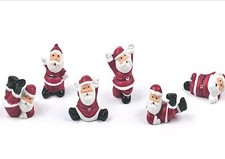 JOB LOT 144 x mini santa's santa clus Christmas Cake Decorations cupcake toppers