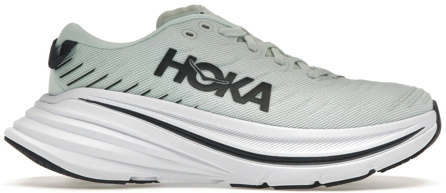 Hoka Bondi 8 Wide Mens Size 8.5D Harbor Mist Lunar Rock Grey Womens 10D Hoka One One HOKA Bondi 8 Harbor Mist W for sale | eBay main image 3