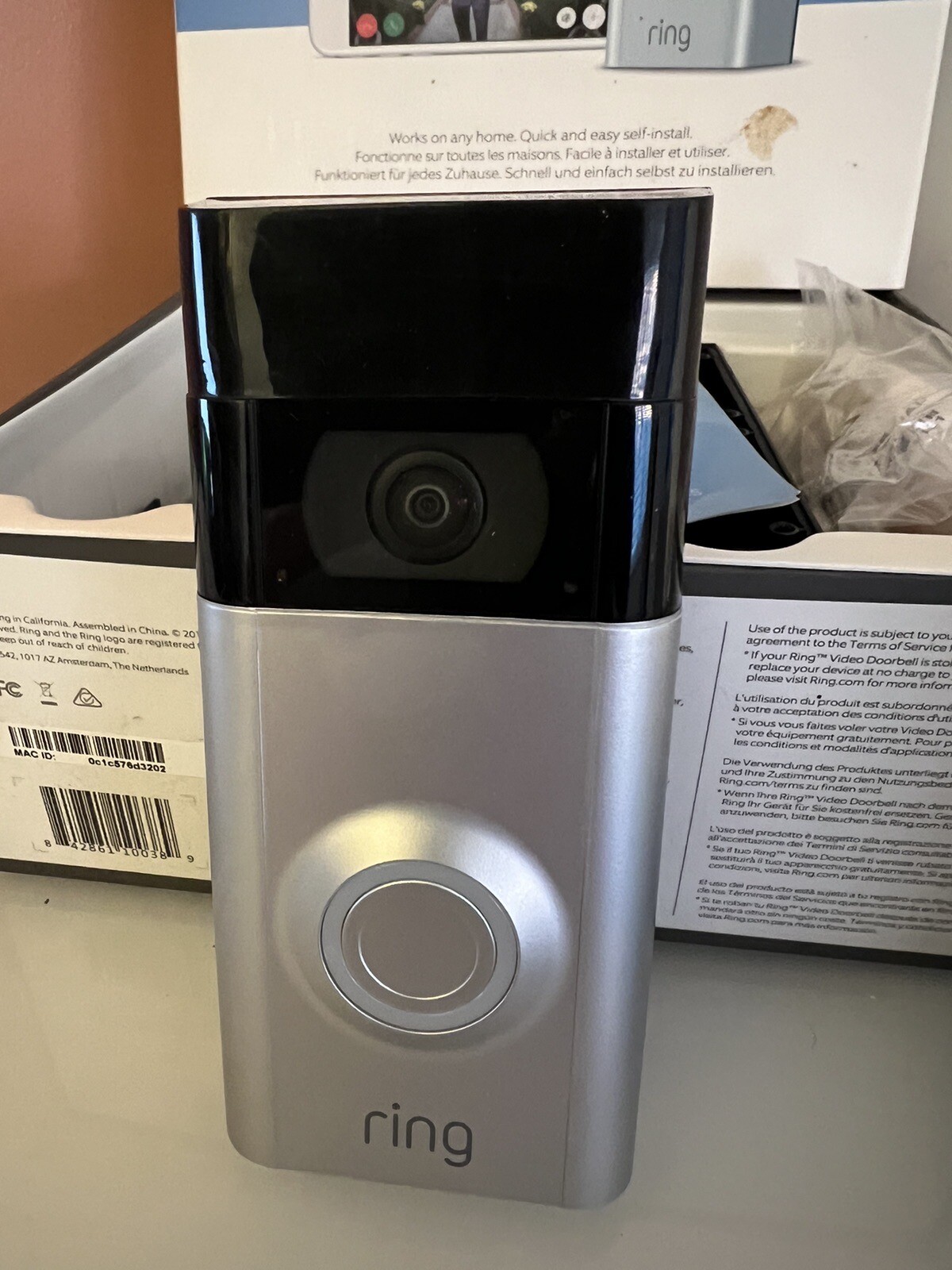 Ring Video Doorbell (2nd Gen) & Chime 2 (8VRDP70EU0) Used 840080525501 eBay