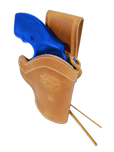NEW Barsony Tan Leather Western Belt Loop Holster Rossi, EAA 22 38 357 Snub 2" - Picture 5 of 5