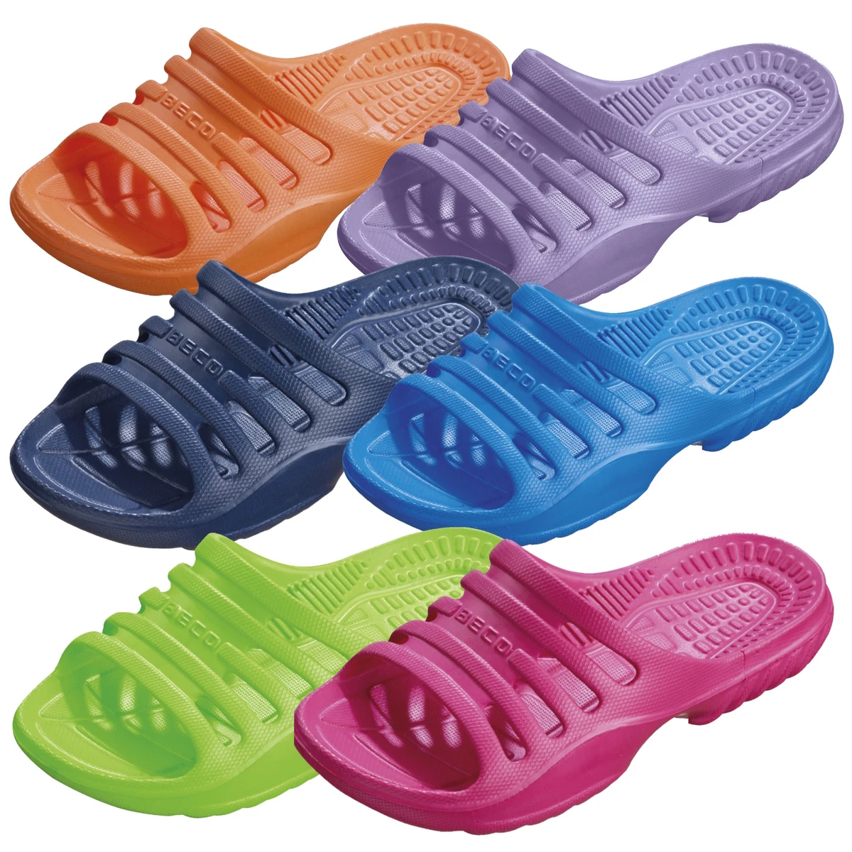 Generisch Badelatschen Kinder 27, Mädchen Jungen Strand Hausschuhe Sommerschuhe Cozy Duschschuhe rutschfeste Sommer Badeschuh Pantoletten | Eva, 24-36 EU