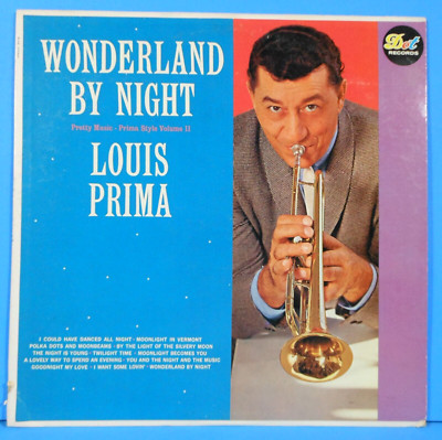 LOUIS PRIMA WONDERLAND BY NIGHT LP 1960 MONO ORIGINAL NICE CONDITION! VG/VG+!!A