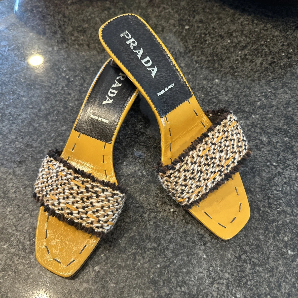 Prada slides sale sale