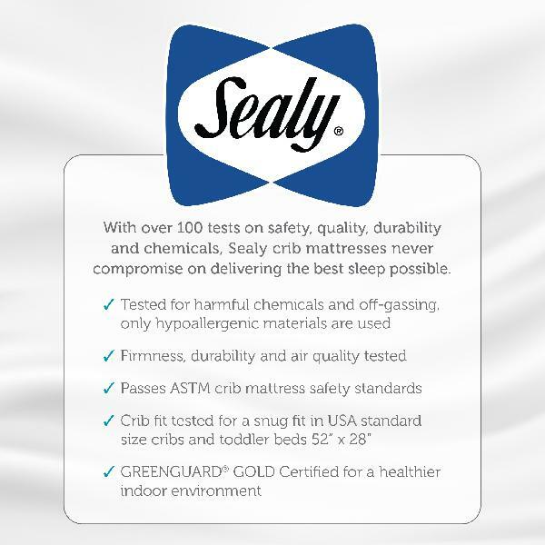 sealy ortho rest crib mattress