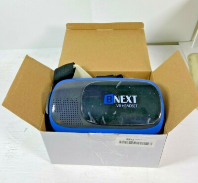 BNEXT VR Headset - Universal Virtual Reality Goggles - iPhone & Android Blue