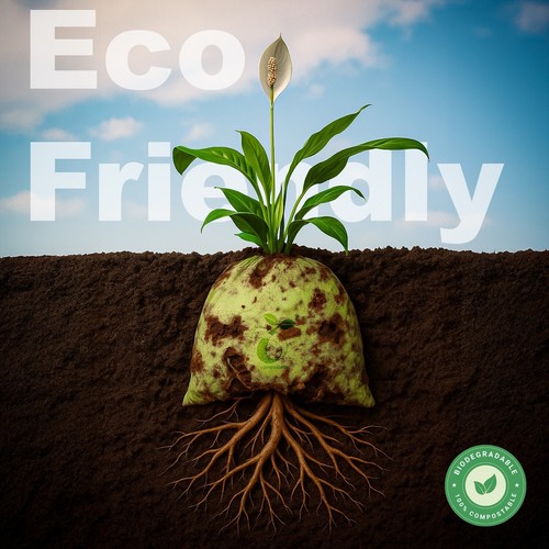 Trash Bags 100% Compostable Durable Garbage Bags 3, 8, 13 & 30 Gallon 0.67 Mil - Picture 10 of 23