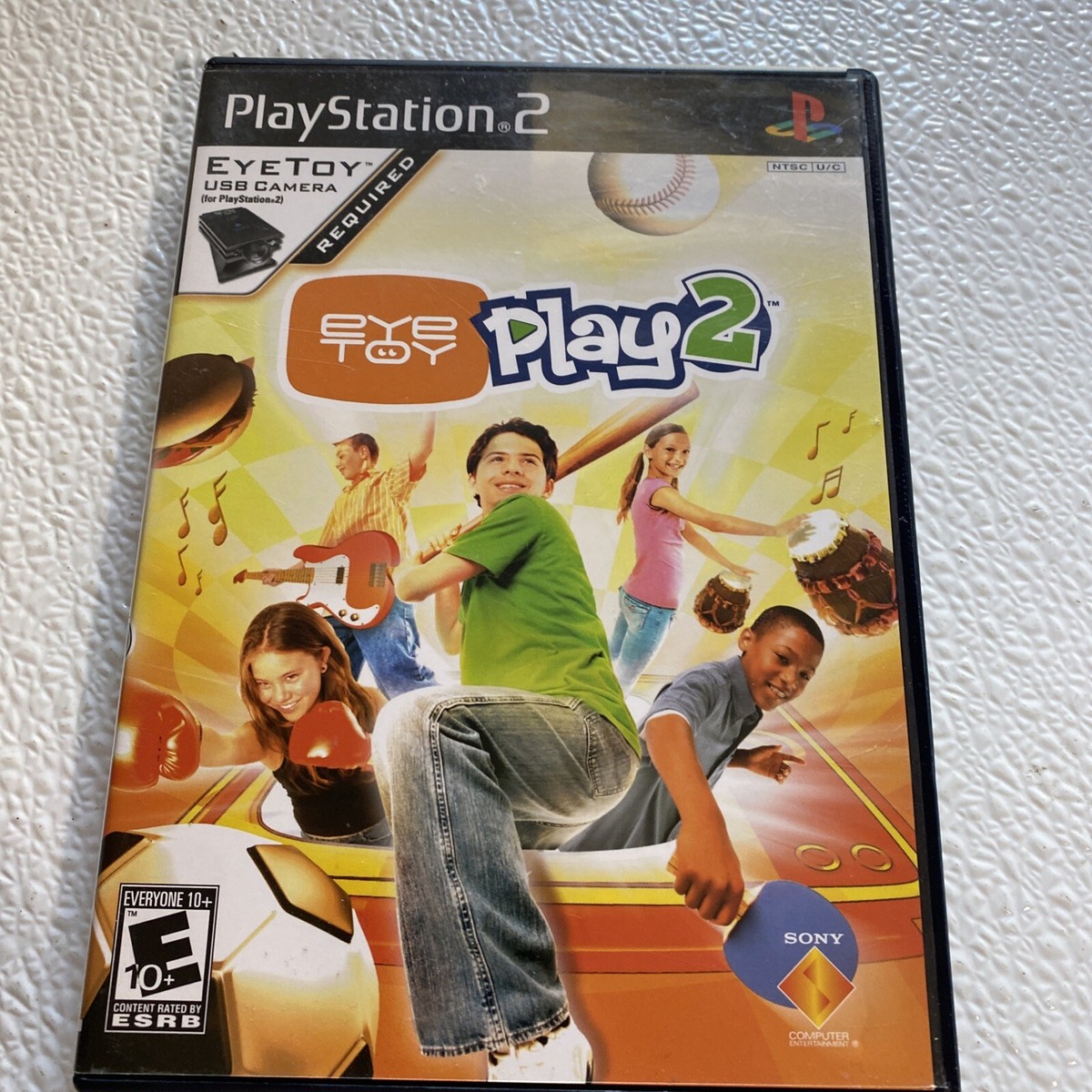 EyeToy Play 2 (Sony PlayStation 2, 2005) CIB Complete PS2